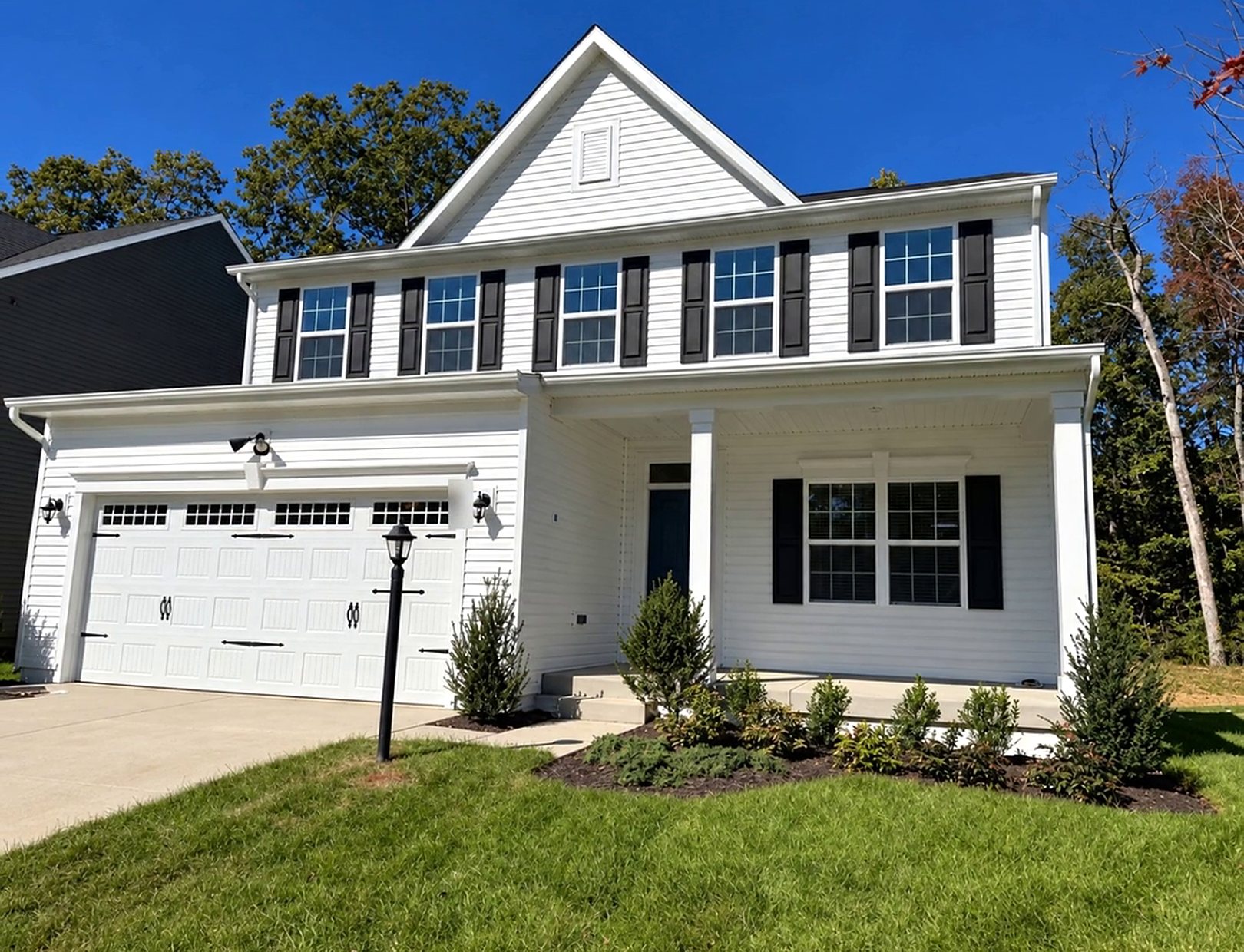 Single family home in Northern Virginia with a two car garage