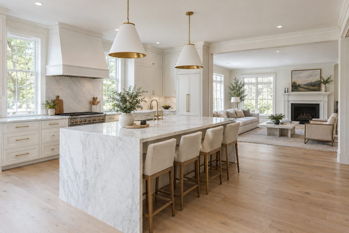 Renovated kitchen in a Northern Virginia home